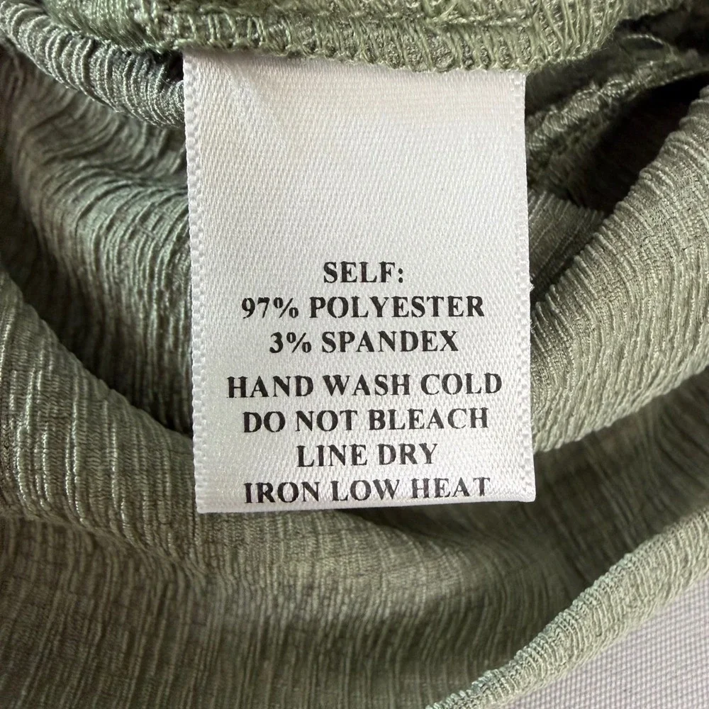 Promesa Sage Green Textured Ruffle Skort Small NWT Mini Skirt Coquette Fairy